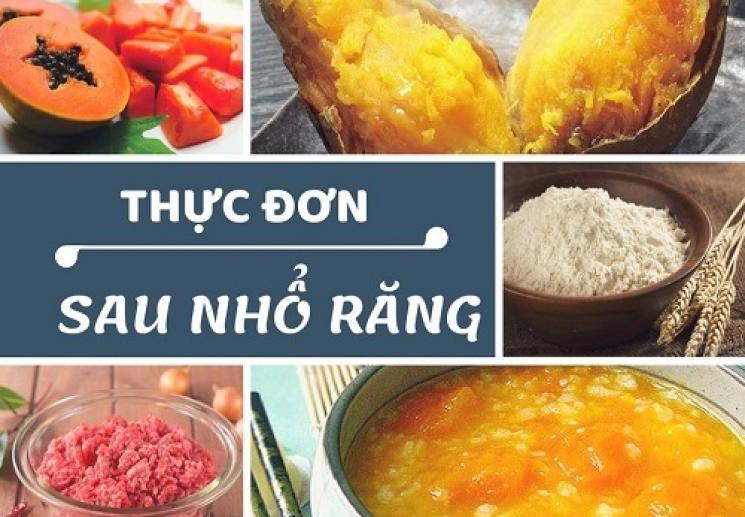 Nhổ răng khôn nên ăn gì