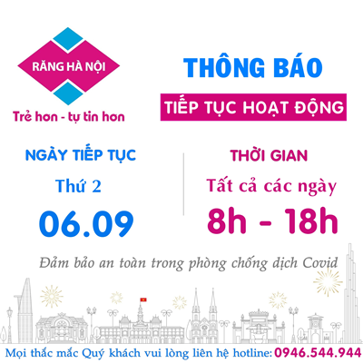 THÔNG BÁO: PHÒNG KHÁM TIẾP TỤC HOẠT ĐỘNG 