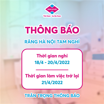 THÔNG BÁO LỊCH  NGHỈ THƯỜNG NIÊN