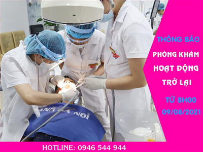 THÔNG BÁO: PHÒNG KHÁM TIẾP TỤC HOẠT ĐỘNG